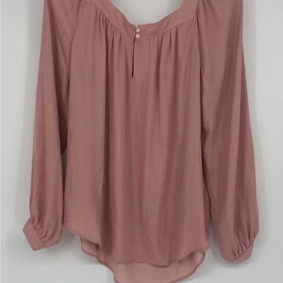 LOFT Dusty Pink Blouse - Picture 2 of 5